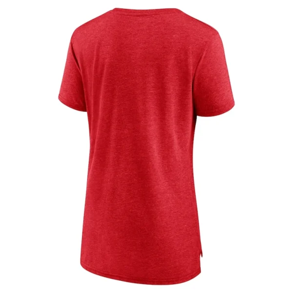Tampa bay buccaneers nike womens vintage graphic tri blend scoop neck t shirt Heather red L