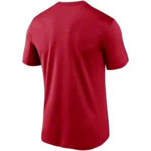 Tampa bay buccaneers nike wordmark legend performance t shirt Red L