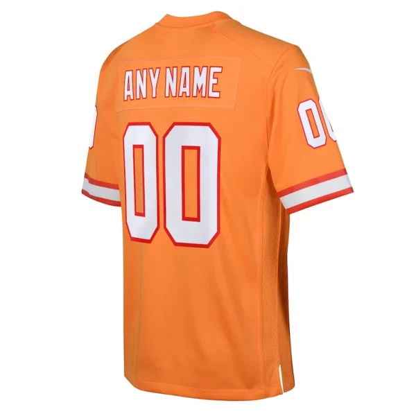 Tampa bay buccaneers nike youth custom throwback game jersey Orange Yth L