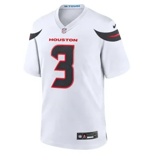 Tank dell houston texans nike game jersey White M