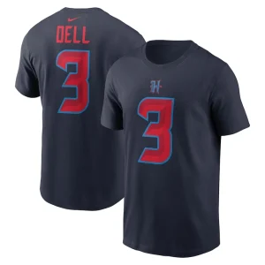 Tank dell houston texans nike name number t shirt Navy