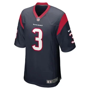 Tank dell houston texans nike player game jersey Navy M