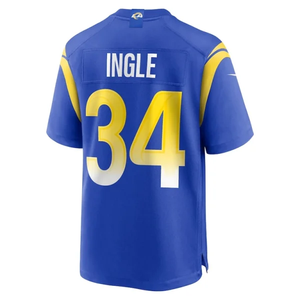 Tanner ingle los angeles rams nike home game jersey Royal L