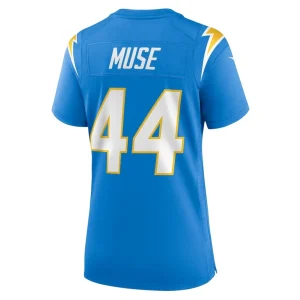 Tanner muse los angeles chargers nike womens team game jersey Powder blue L