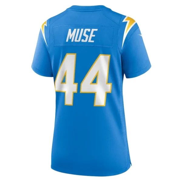 Tanner muse los angeles chargers nike womens team game jersey Powder blue L