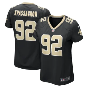 Tanoh kpassagnon new orleans saints nike womens game player jersey Black