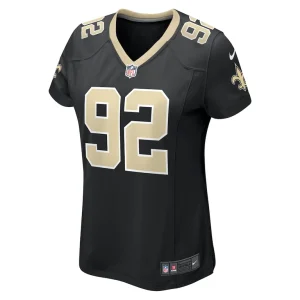Tanoh kpassagnon new orleans saints nike womens game player jersey Black M