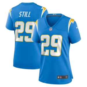 Tarheeb still los angeles chargers nike womens game jersey Powder blue