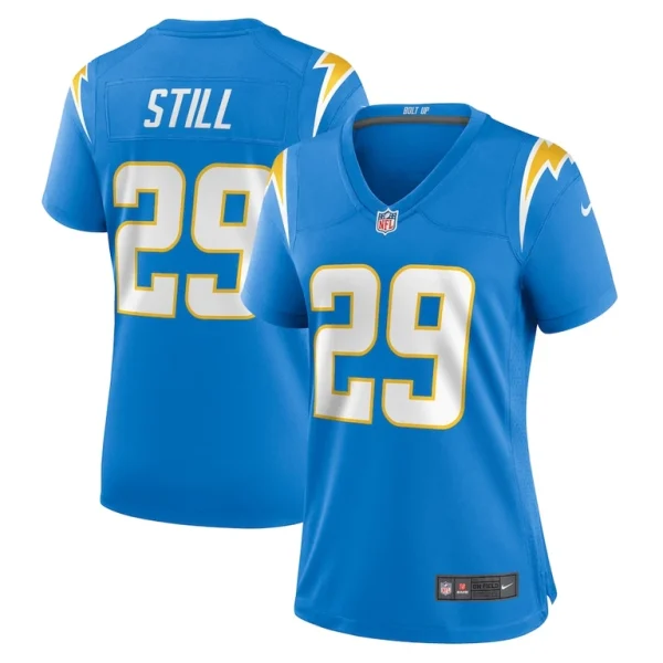 Tarheeb still los angeles chargers nike womens game jersey Powder blue