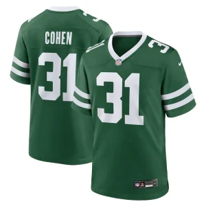 Tarik cohen new york jets nike team game jersey Legacy green