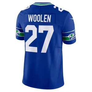 Tariq woolen seattle seahawks nike alternate vapor f.u.s.e. limited jersey Royal L
