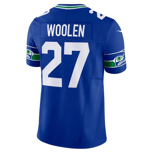 Tariq woolen seattle seahawks nike alternate vapor f.u.s.e. limited jersey Royal L
