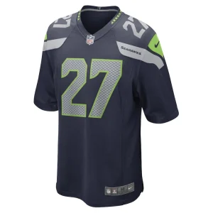 Tariq woolen seattle seahawks nike game player jersey College navy M