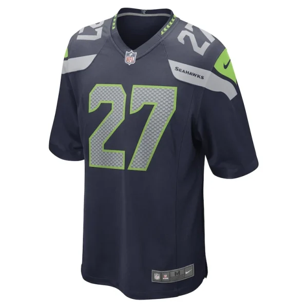 Tariq woolen seattle seahawks nike game player jersey College navy M