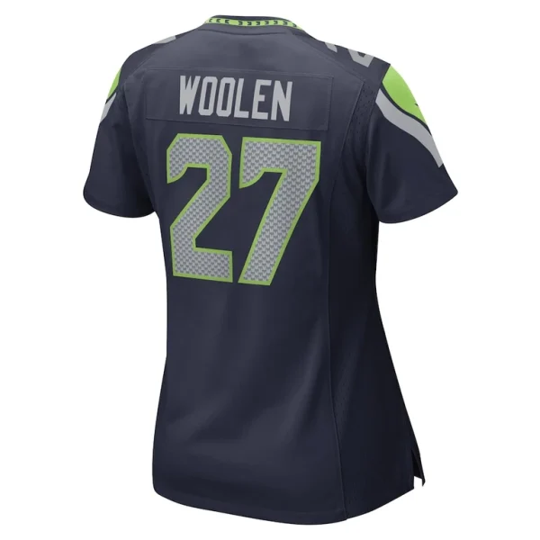 Tariq woolen seattle seahawks nike womens game player jersey College navy L