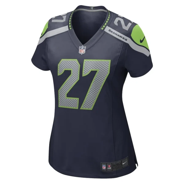 Tariq woolen seattle seahawks nike womens game player jersey College navy M