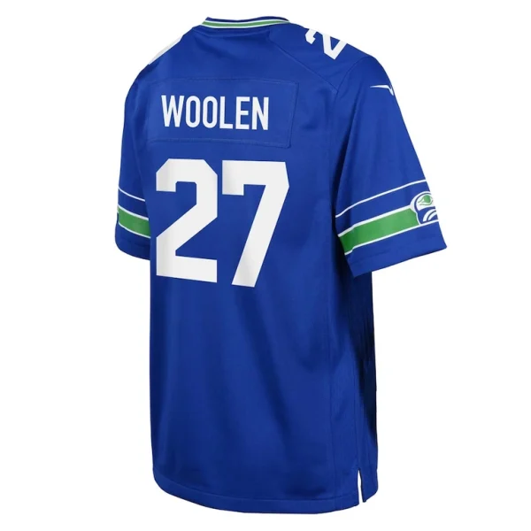 Tariq woolen seattle seahawks nike youth alternate player game jersey Royal Yth L