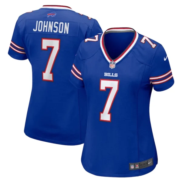 Taron johnson buffalo bills nike womens game player jersey Royal