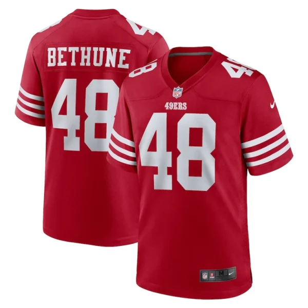 Tatum bethune san francisco 49ers nike game jersey Scarlet