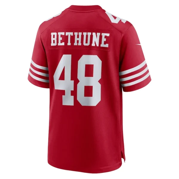 Tatum bethune san francisco 49ers nike game jersey Scarlet L