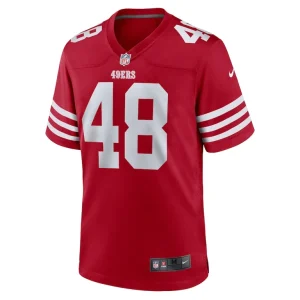 Tatum bethune san francisco 49ers nike game jersey Scarlet M
