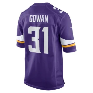 Tay gowan minnesota vikings nike home game player jersey Purple L