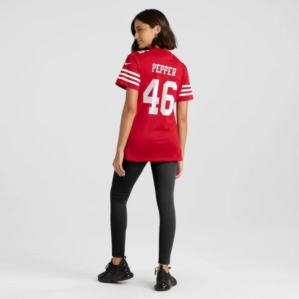 Taybor pepper san francisco 49ers nike womens game jersey Scarlet 2XL