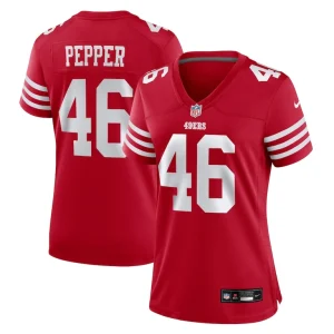 Taybor pepper san francisco 49ers nike womens game jersey Scarlet