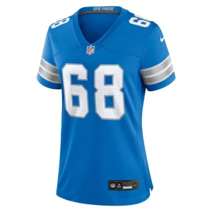Taylor decker detroit lions nike womens team game jersey Blue M