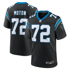 Taylor moton carolina panthers nike team game jersey Black