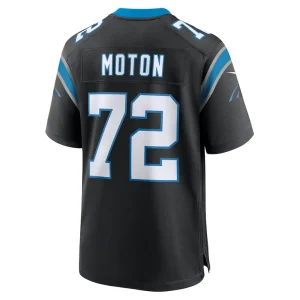 Taylor moton carolina panthers nike team game jersey Black L