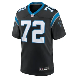 Taylor moton carolina panthers nike team game jersey Black M