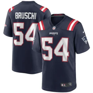 Tedy bruschi new england patriots nike game retired player jersey Navy