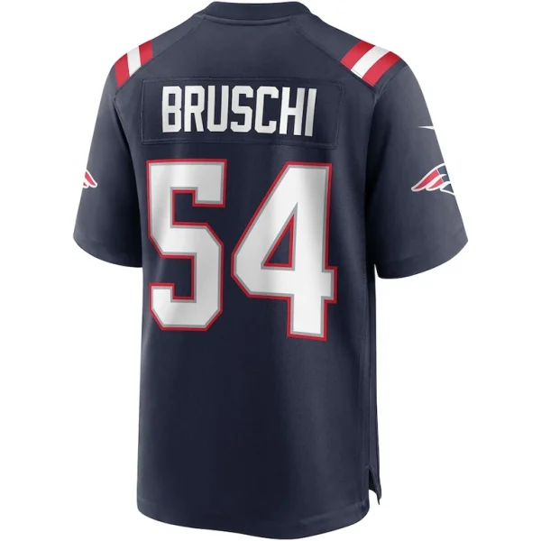 Tedy bruschi new england patriots nike game retired player jersey Navy L