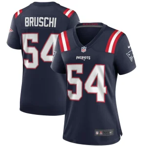 Tedy bruschi new england patriots nike womens game retired player jersey Navy