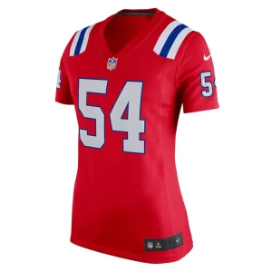 Tedy bruschi new england patriots nike womens retired game jersey Red M