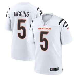 Tee higgins cincinnati bengals nike game jersey White
