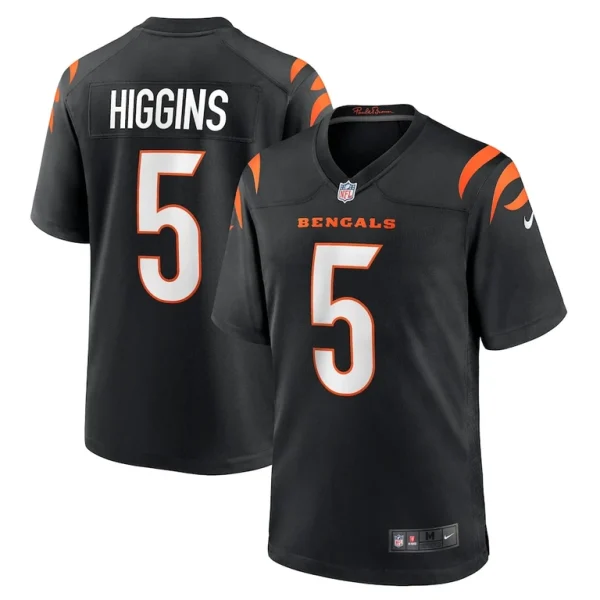 Tee higgins cincinnati bengals nike game player jersey Black