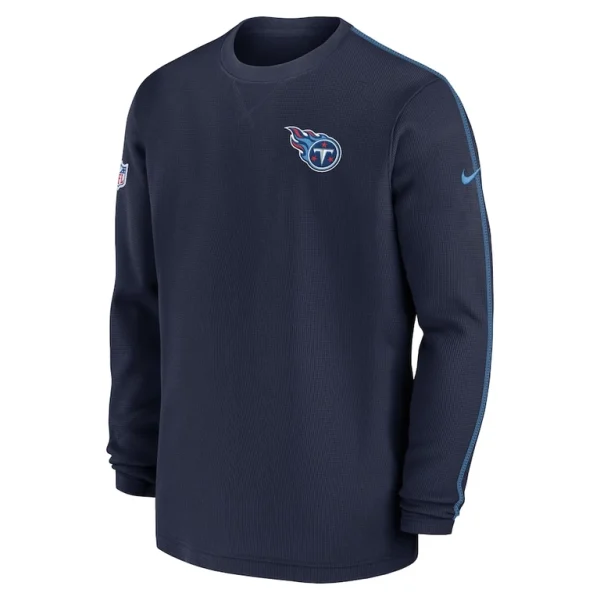 Tennessee titans nike 2024 sideline coaches long sleeve top Navy M