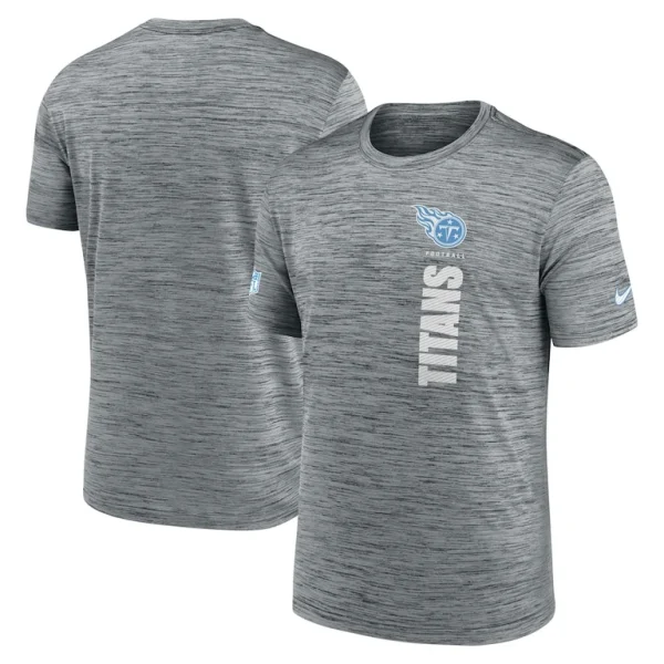 Tennessee titans nike 2024 sideline velocity performance t shirt Gray