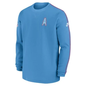 Tennessee titans nike alternate logo coach long sleeve top Light blue M