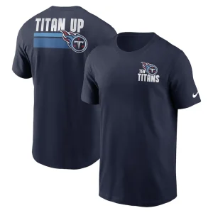 Tennessee titans nike blitz essential t shirt Navy