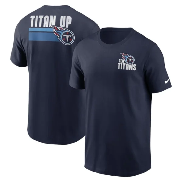 Tennessee titans nike blitz essential t shirt Navy