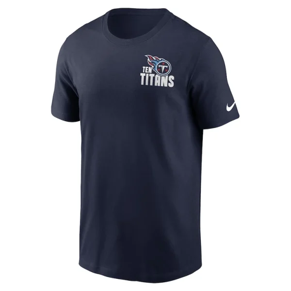 Tennessee titans nike blitz essential t shirt Navy M