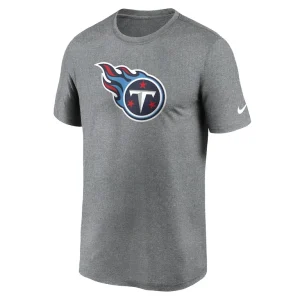 Tennessee titans nike legend logo performance t shirt Heather charcoal M
