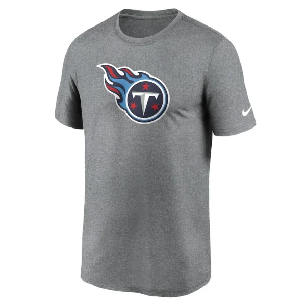 Tennessee titans nike legend logo performance t shirt Heather charcoal M