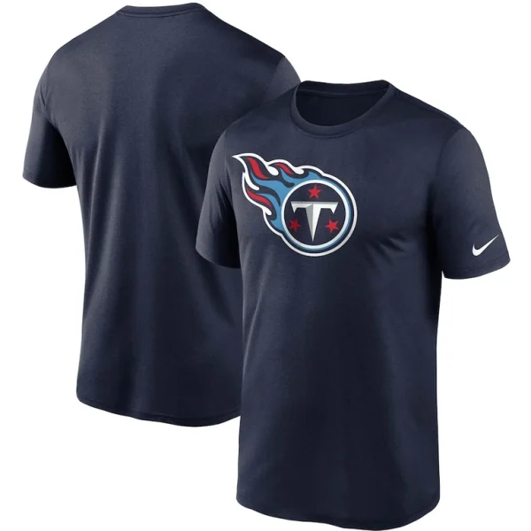Tennessee titans nike logo essential legend performance t shirt Navy