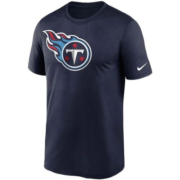Tennessee titans nike logo essential legend performance t shirt Navy M
