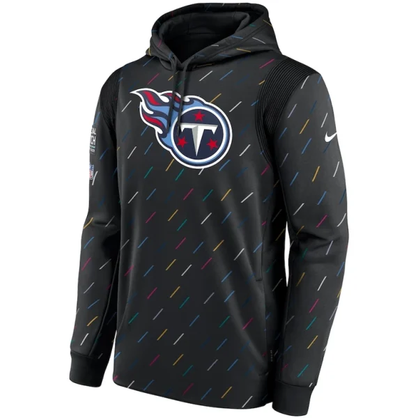 Tennessee titans nike nfl crucial catch therma pullover hoodie Charcoal M