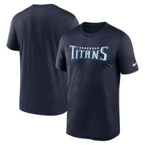 Tennessee titans nike primetime legend wordmark performance t shirt Navy